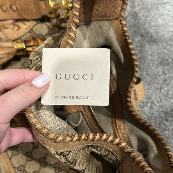 ‼️SOLD‼️Gucci canvas hobo style Jackie bag. - Picture 6 of 9